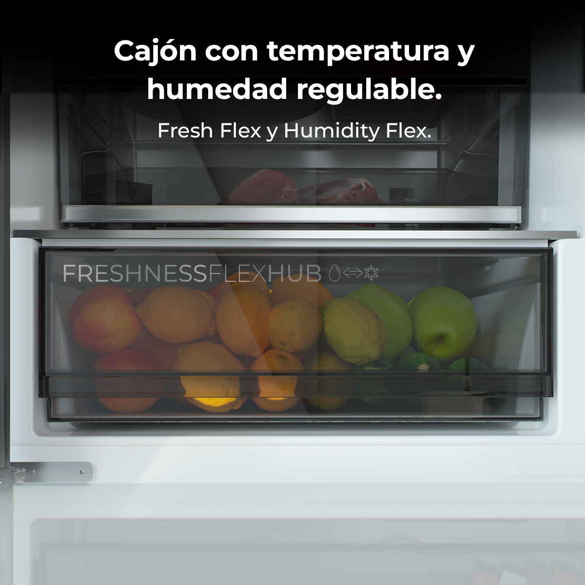 Bolero CoolMarket Combi 409 Black Glass C | Envío, instalación y retirada RAEE gratis – foto detalle 3